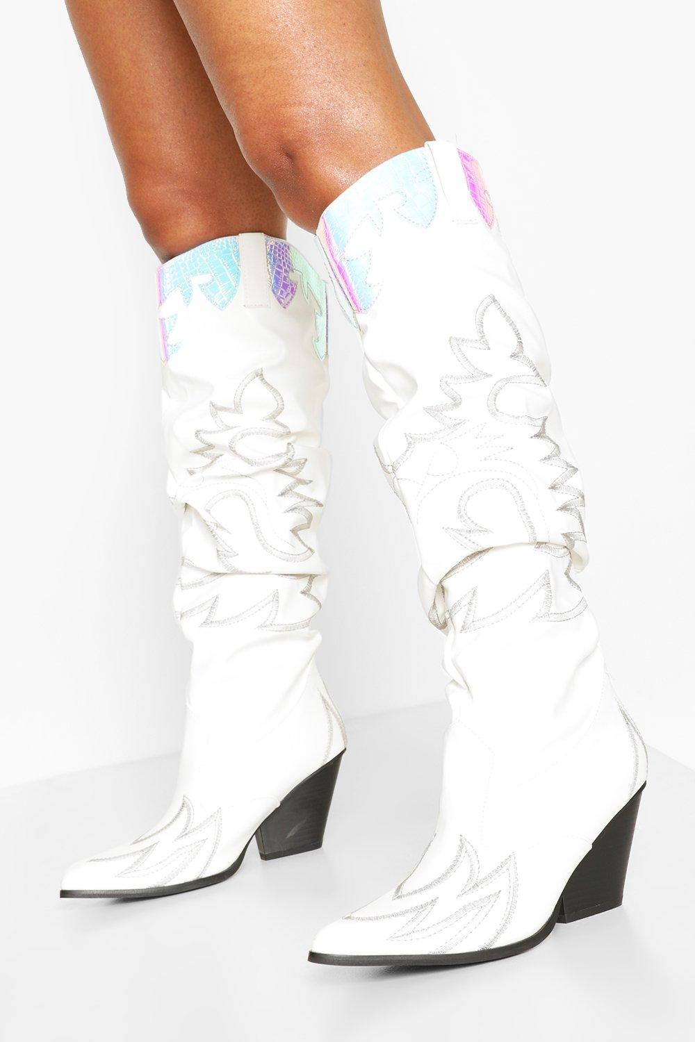 knee high western style boots