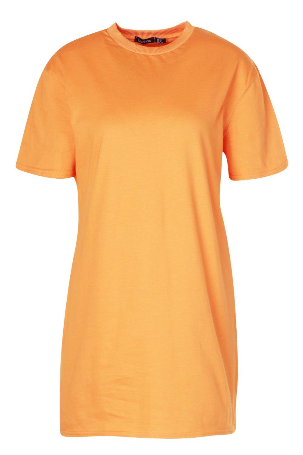 

Базовая удлиненная футболка из хлопка, Orange