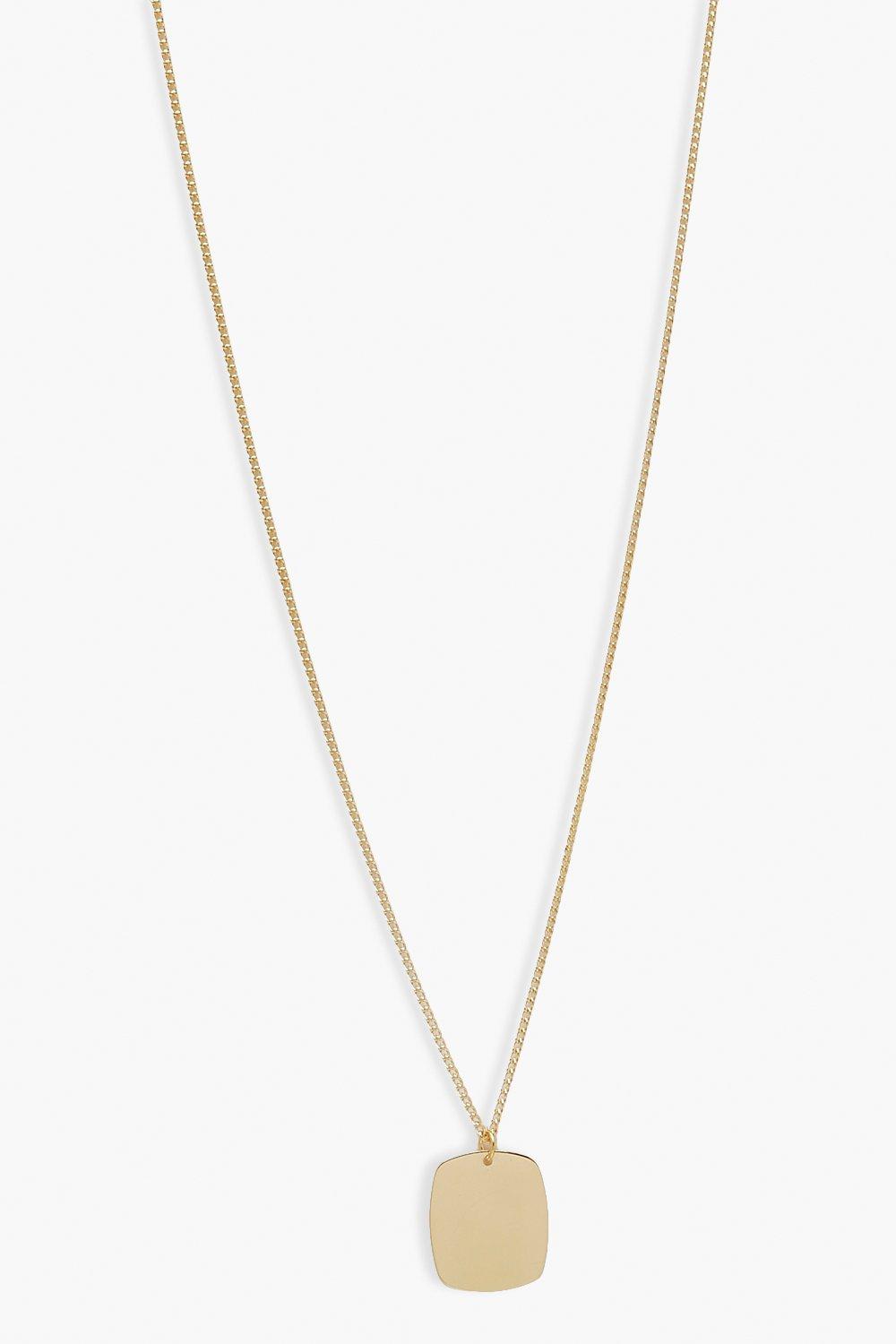 

Колье с жетоном, Gold