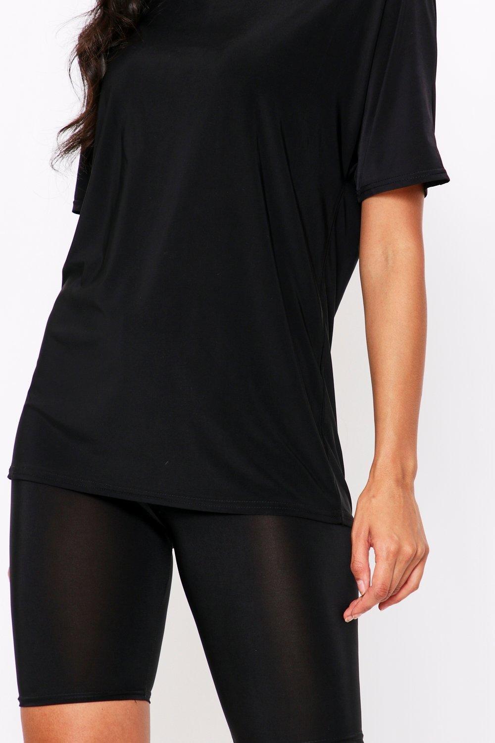 

Комплект: футболка оверсайз, Black