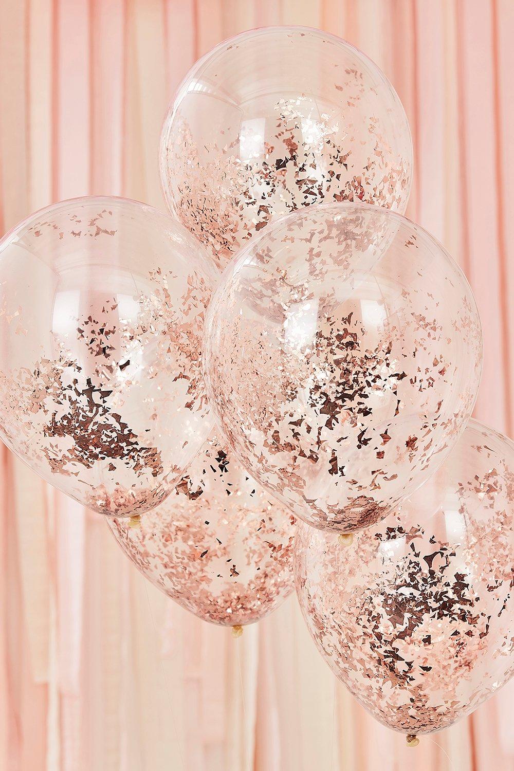 

Ginger Ray — Конфетти в виде шариков из фольги, Rose gold