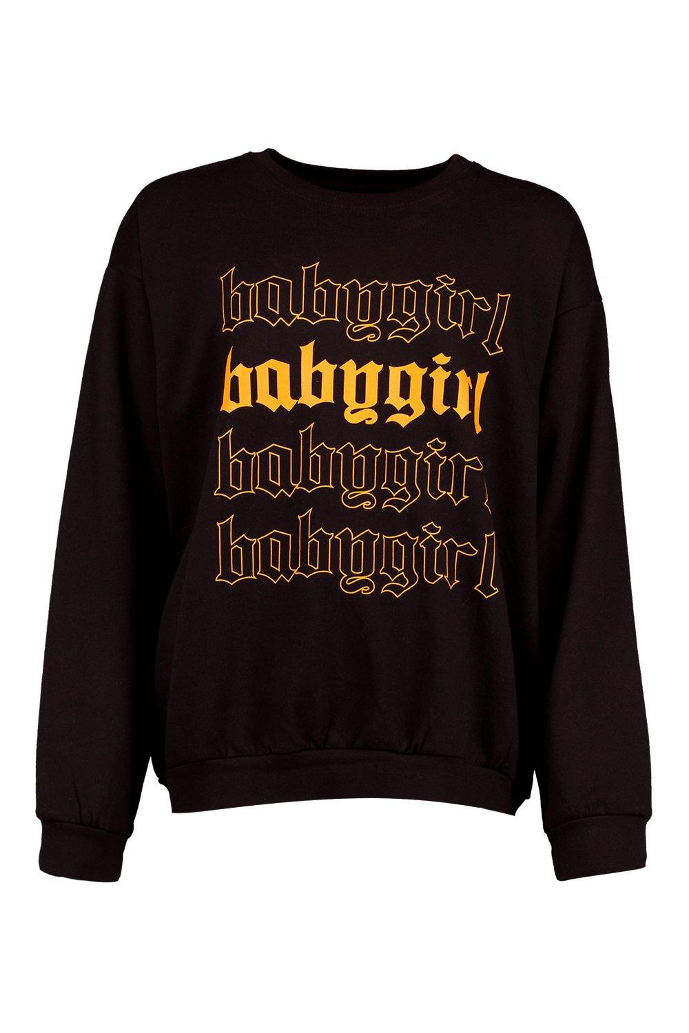 babygirl sweatshirt