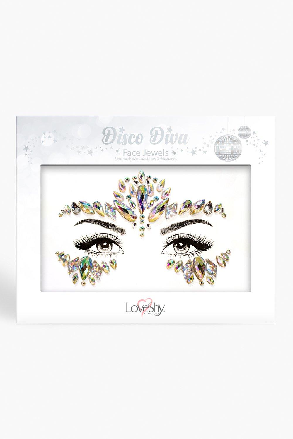 

Переливающиеся стразы для лица Disco Diva, Silver