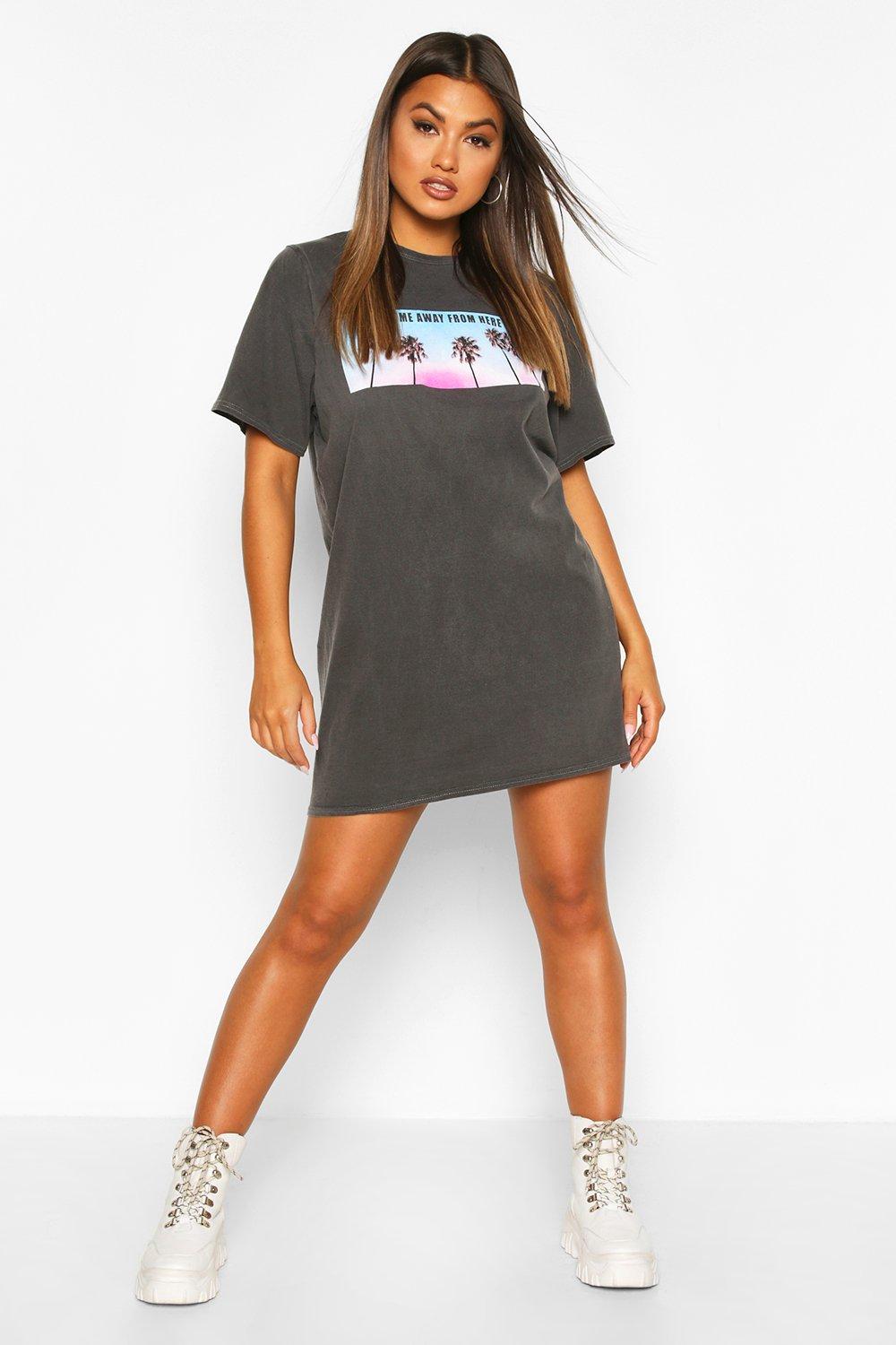short sleeve t shirt dress