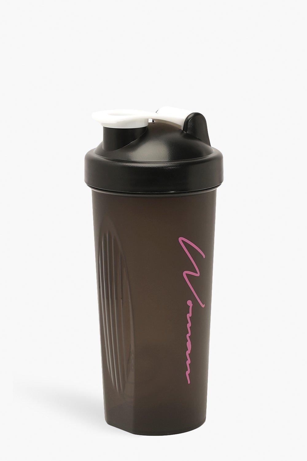 

Woman Sport Protein Shaker Bottle, Black
