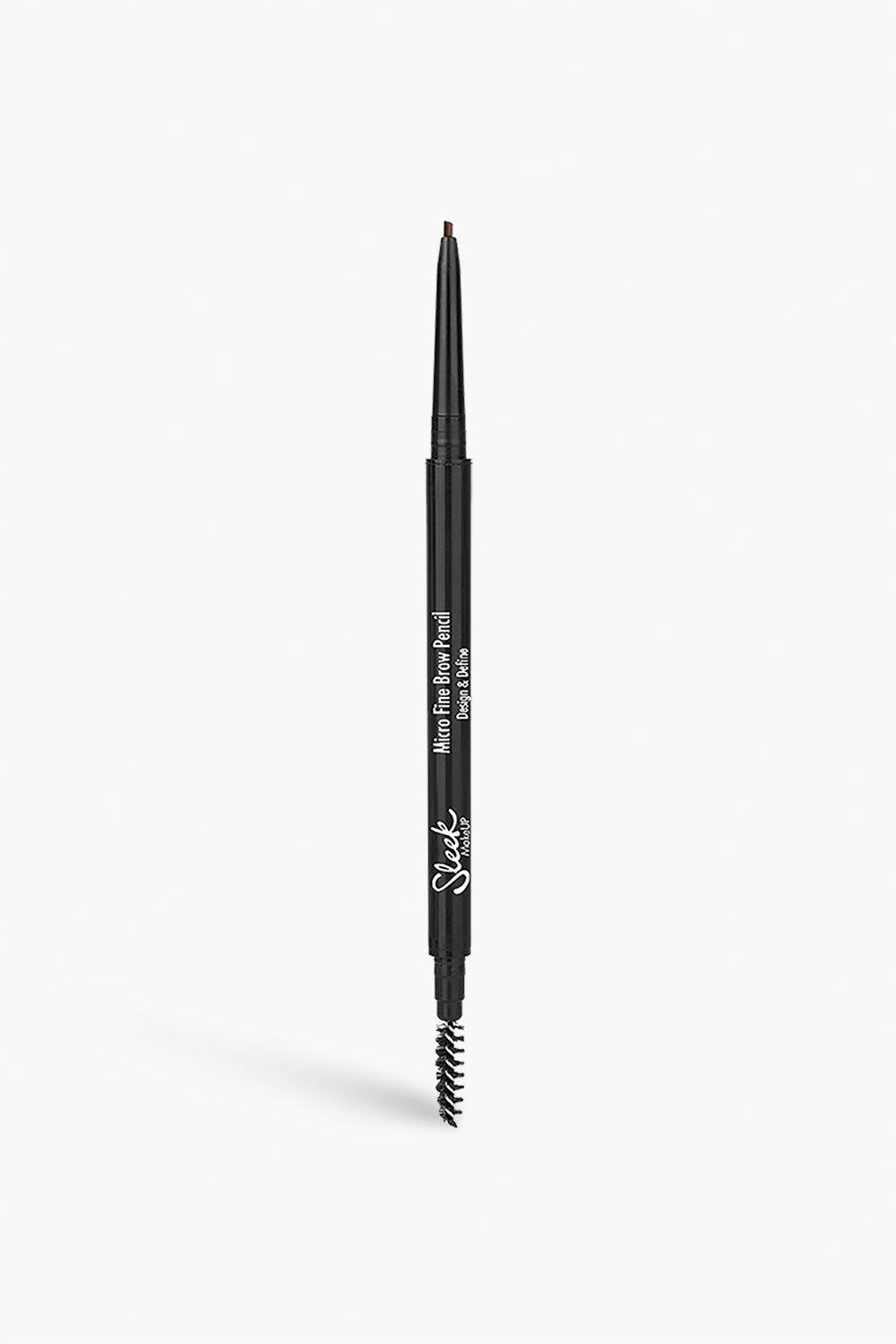 Womens Sleek Micro Fine Brow Pencil Dark Brown - One Size, Brown
