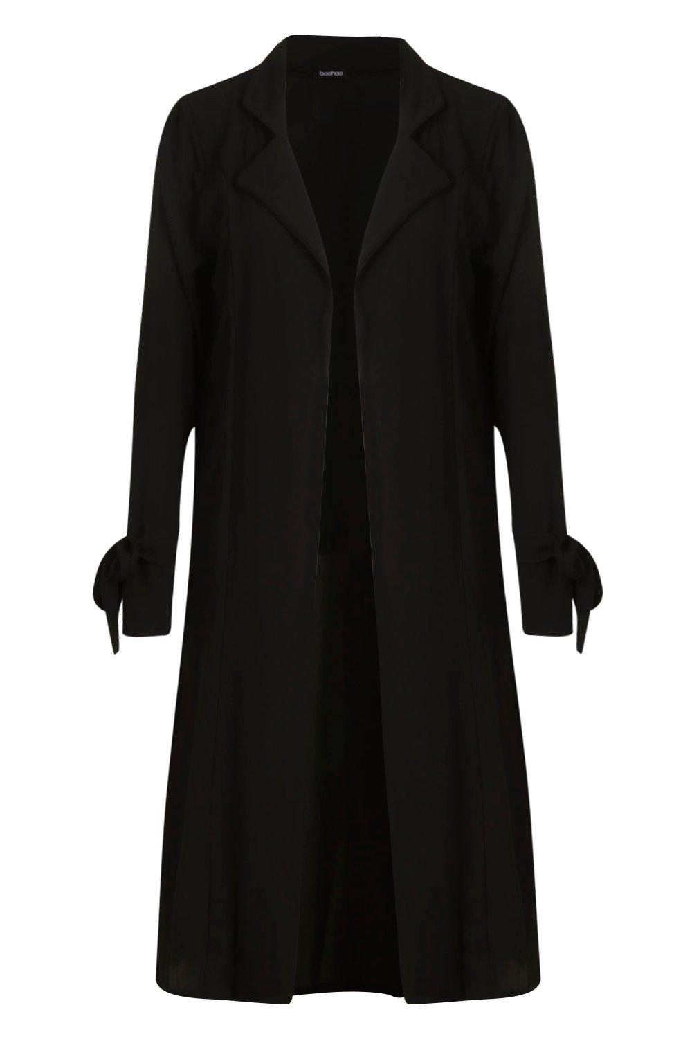 

Self Tie Wrist Kimono, Black