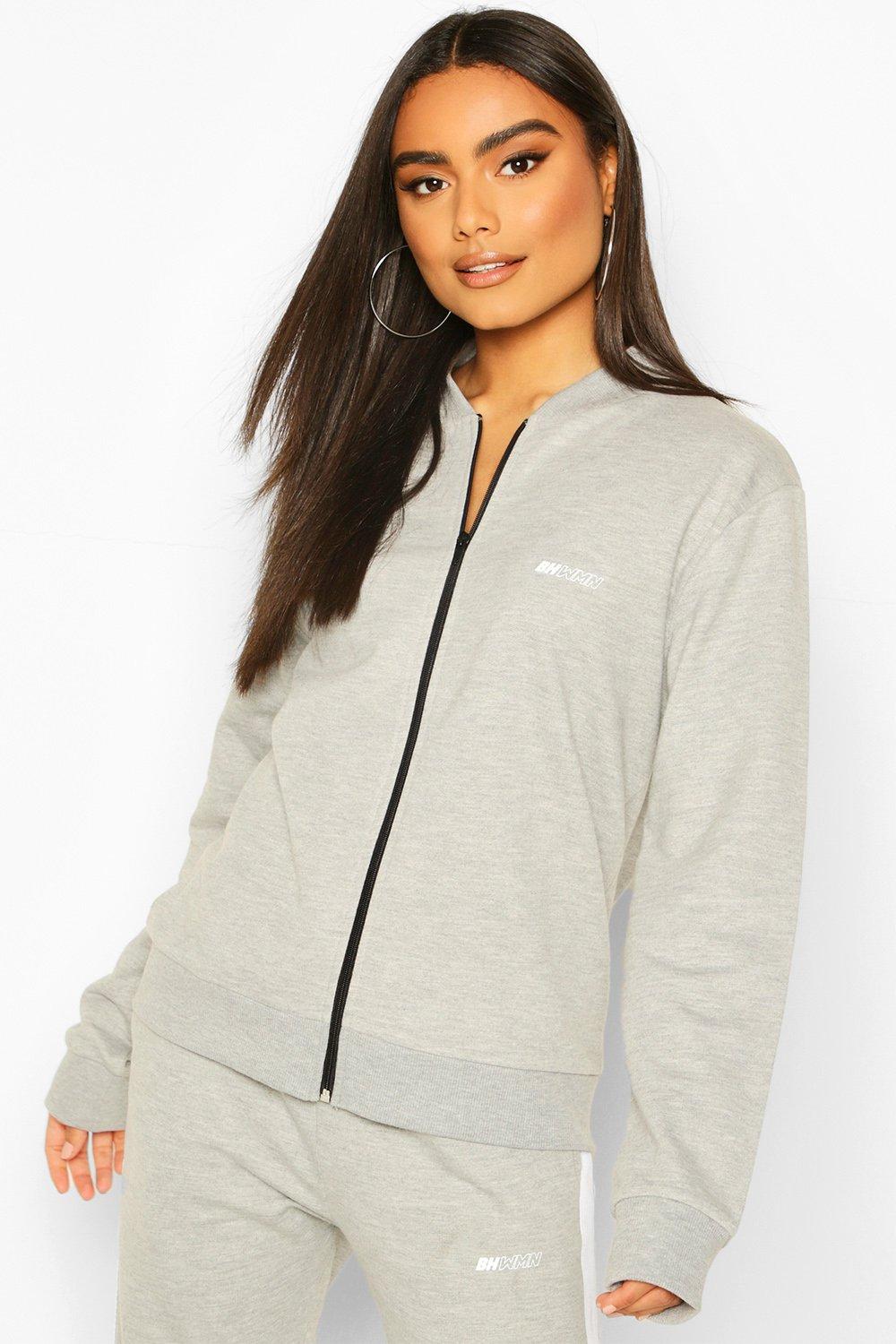 

Куртка Boohoo Woman на молнии, Grey marl