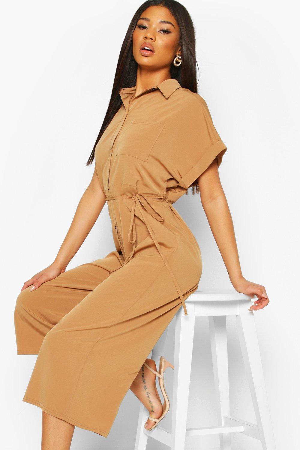 utility jumpsuit boohoo