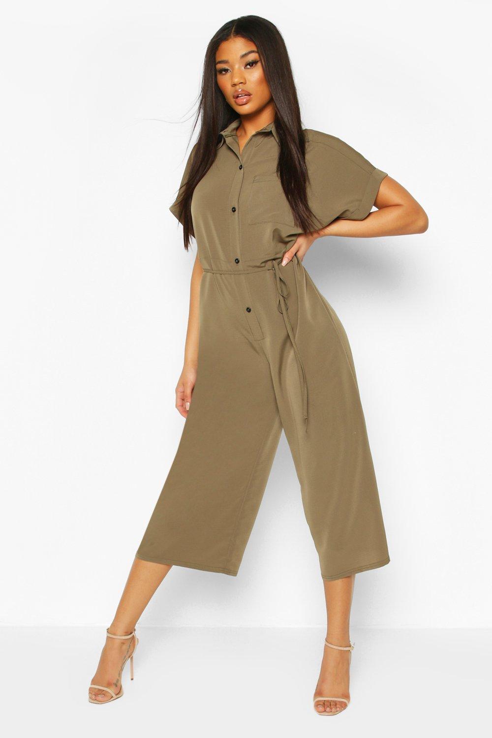utility jumpsuit boohoo