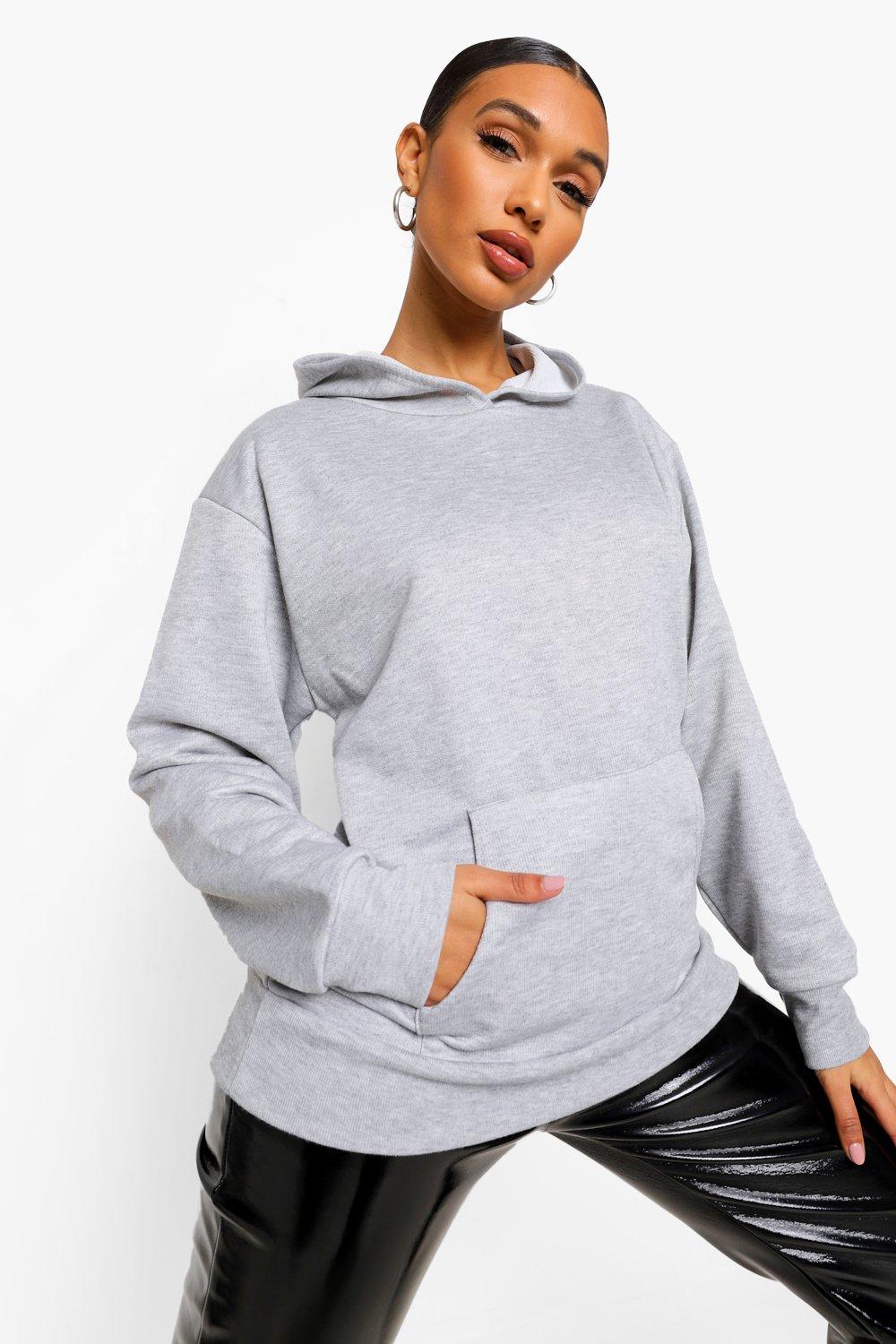 

Базовое худи оверсайз, Grey marl