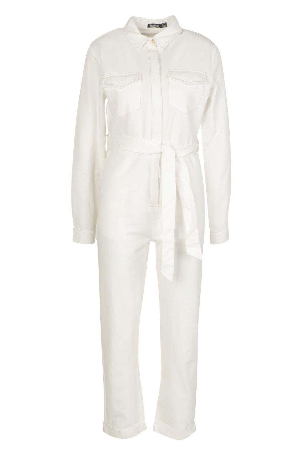 cream boiler suit