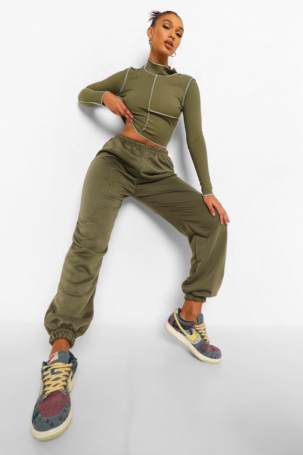 

Базовые джоггеры с манжетами, Khaki