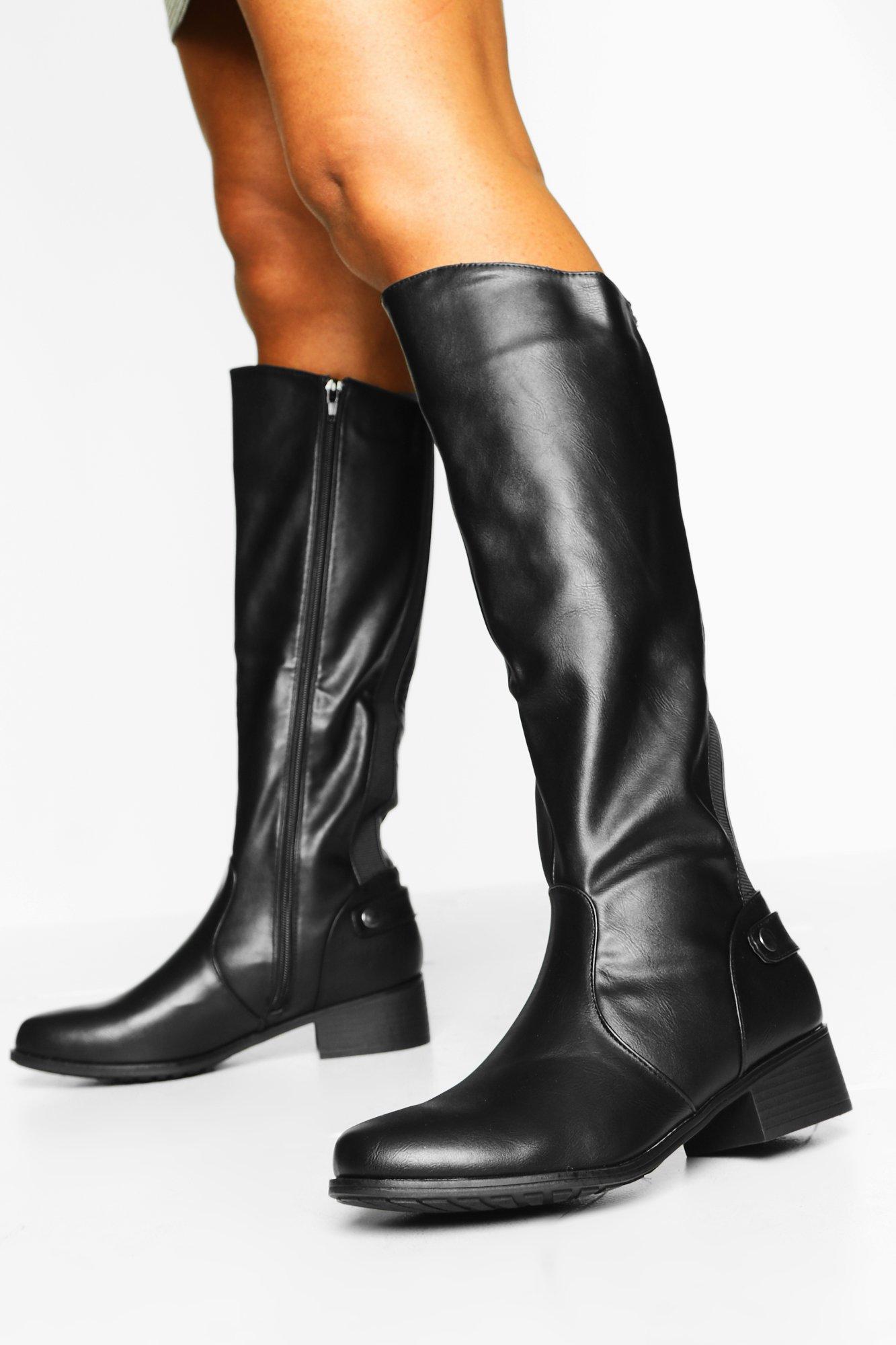 flat knee high boots canada