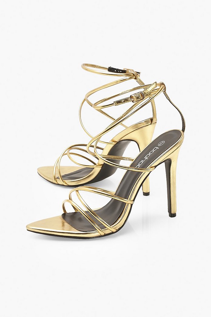 Spetsiga sandaletter med tunna band | boohoo Spetsiga sandaletter med tunna band | boohoo