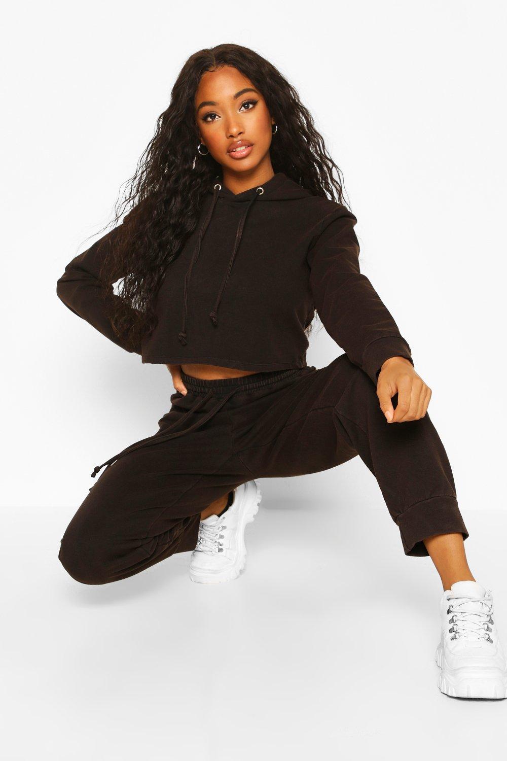 boohoo cropped hoodie