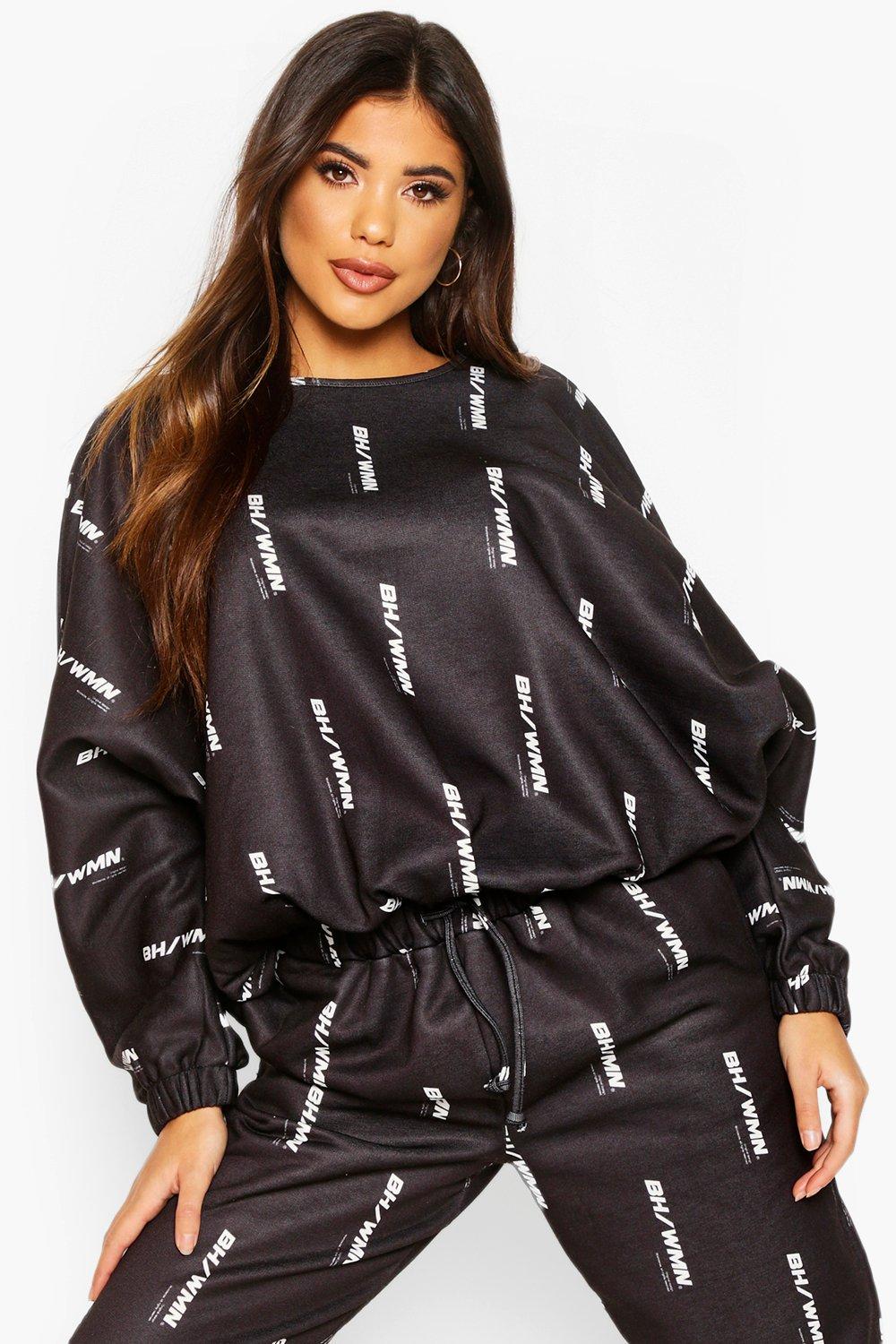 boohoo oversized sweatshirt