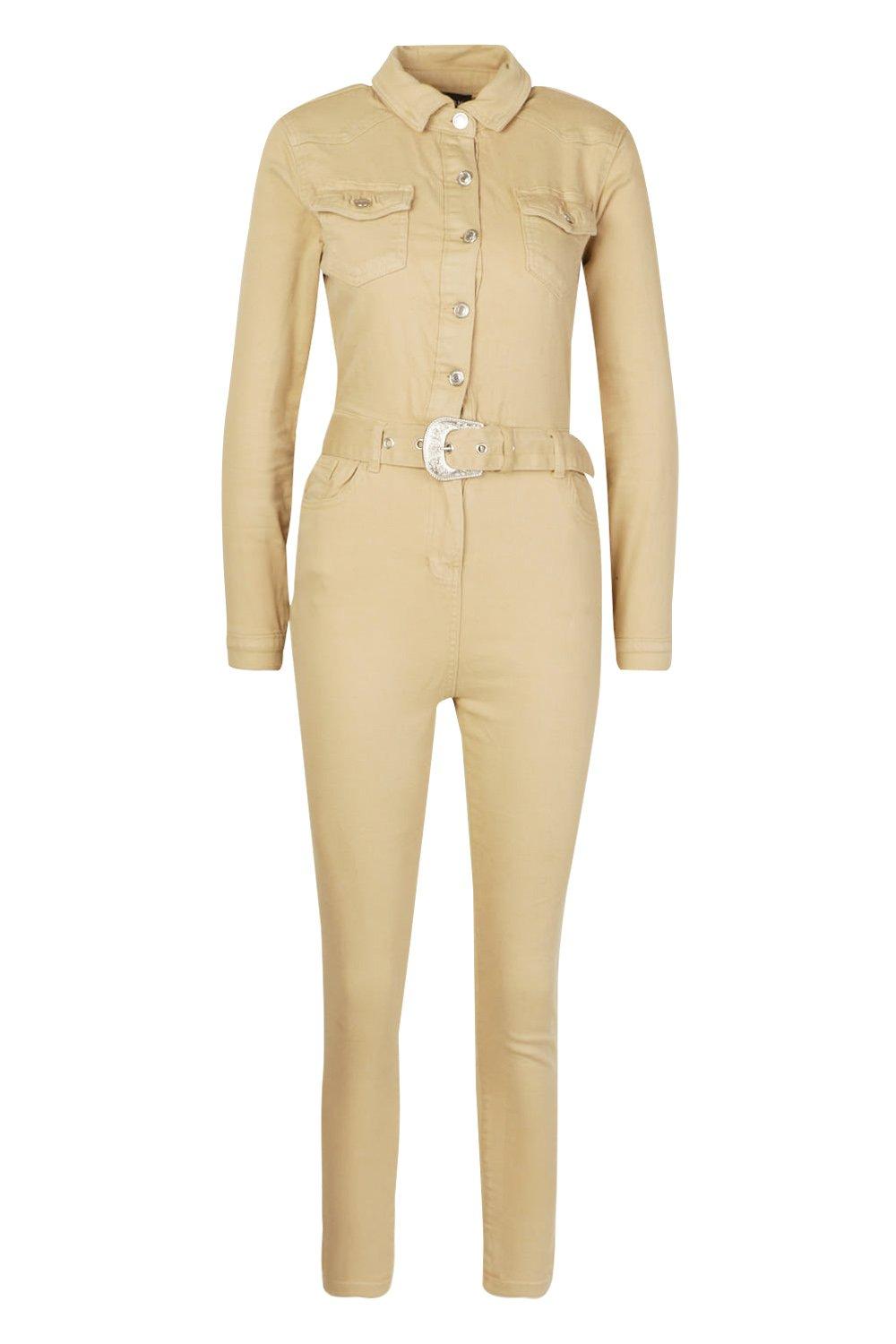 camel boiler suit