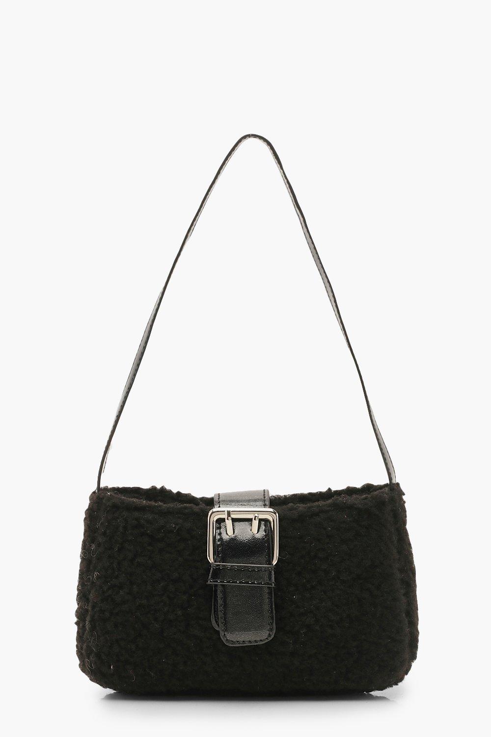

Borg Baguette Bag, Black