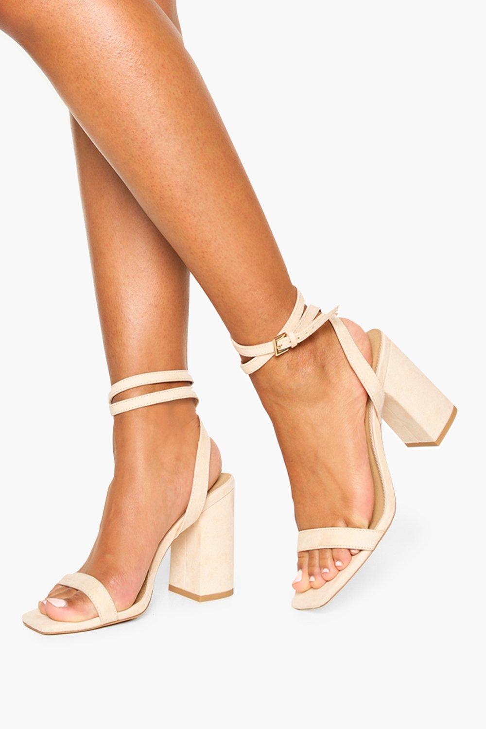 two part block heels