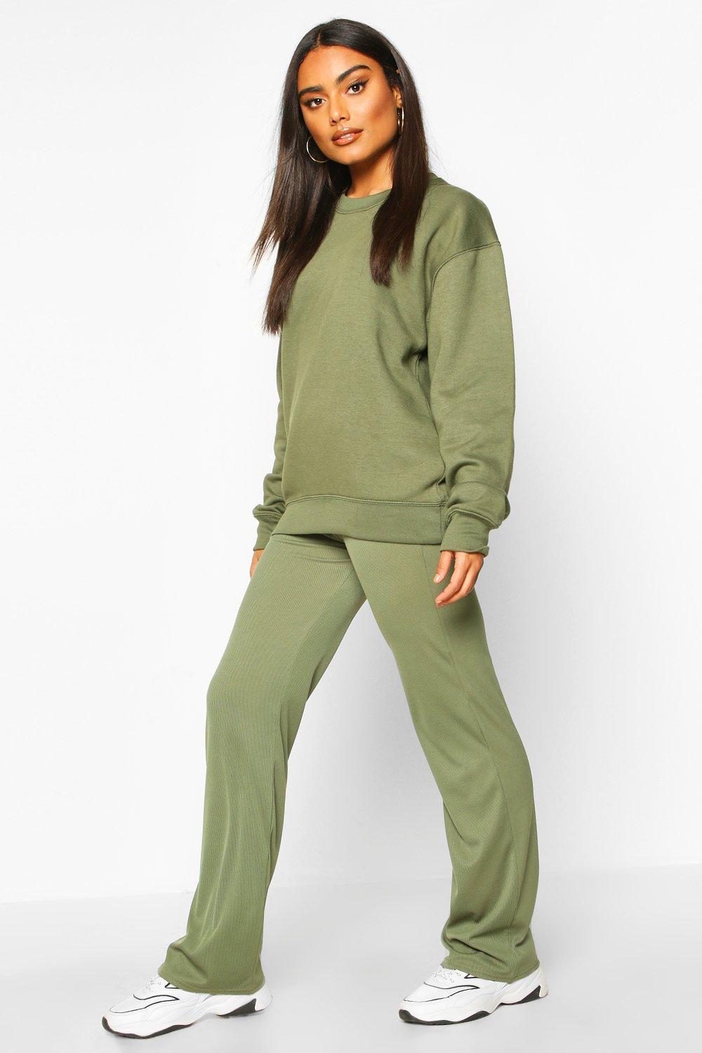 

Basic Oversized Sweatshirt, Khaki