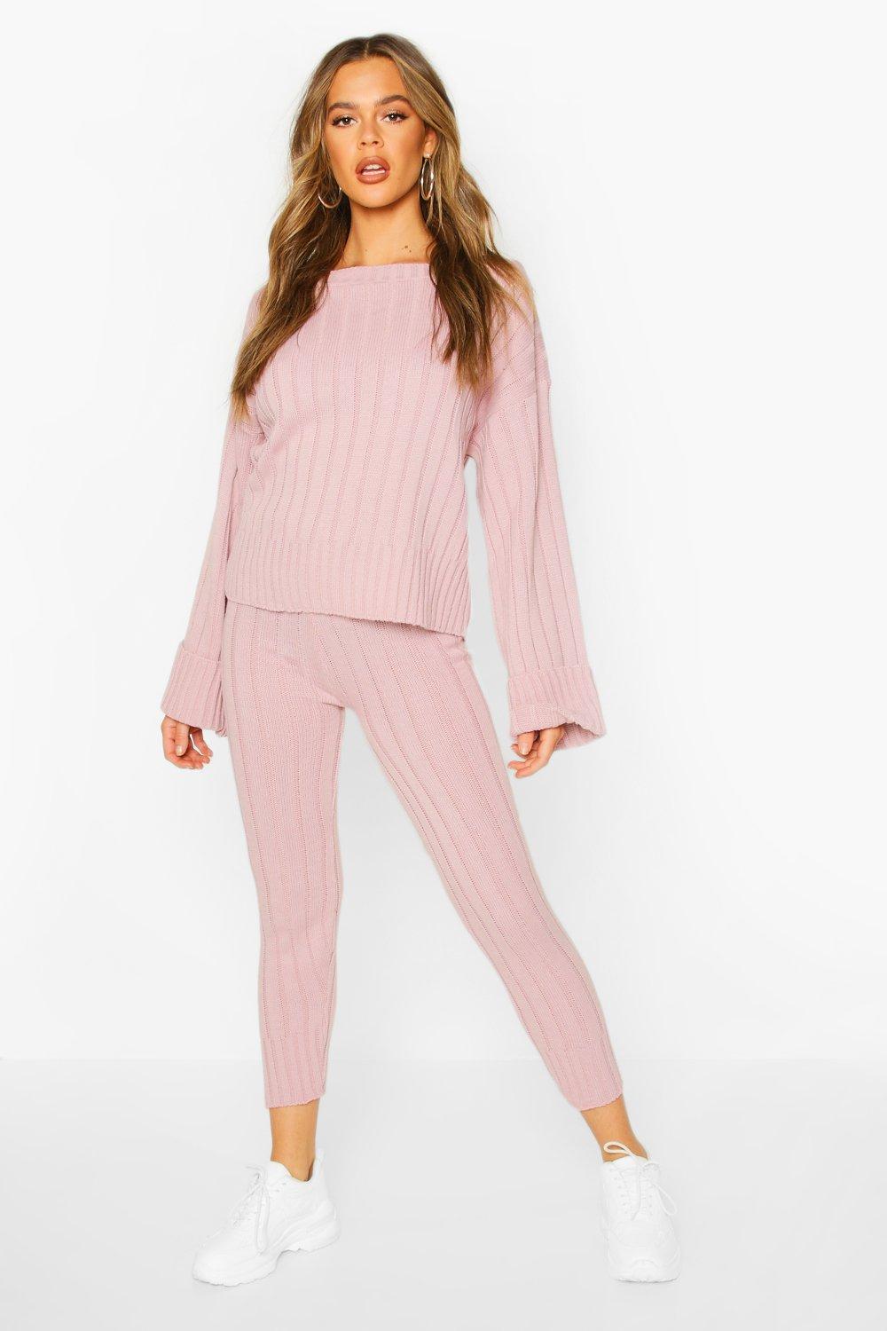 

Bardot Jumper & Legging Lounge Set, Blush