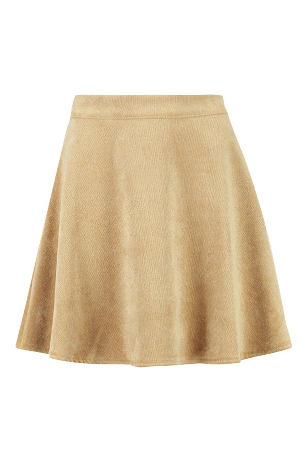 

Baby Cord Skater Skirt, Sand