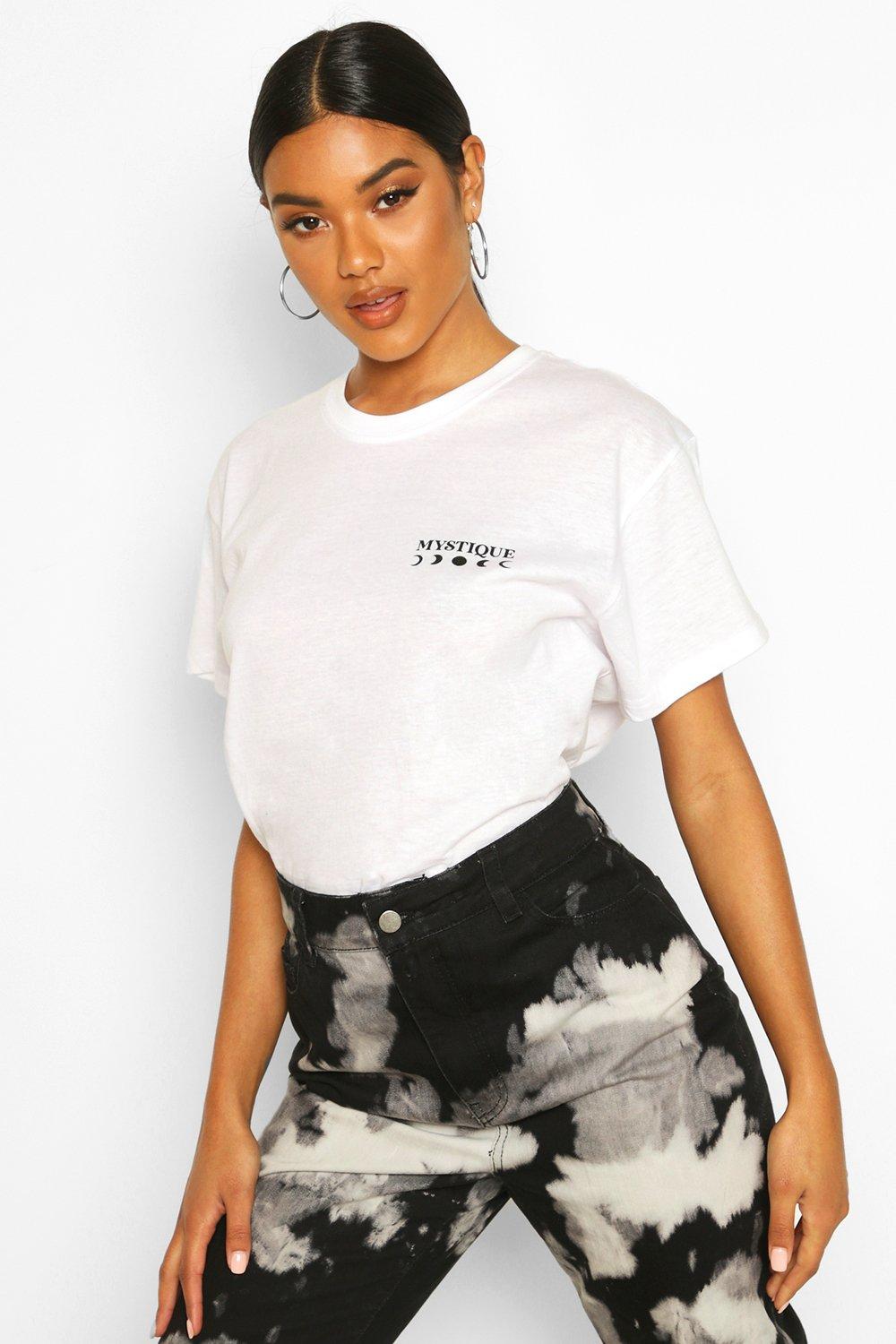 

Mystique Pocket Print T-Shirt, White