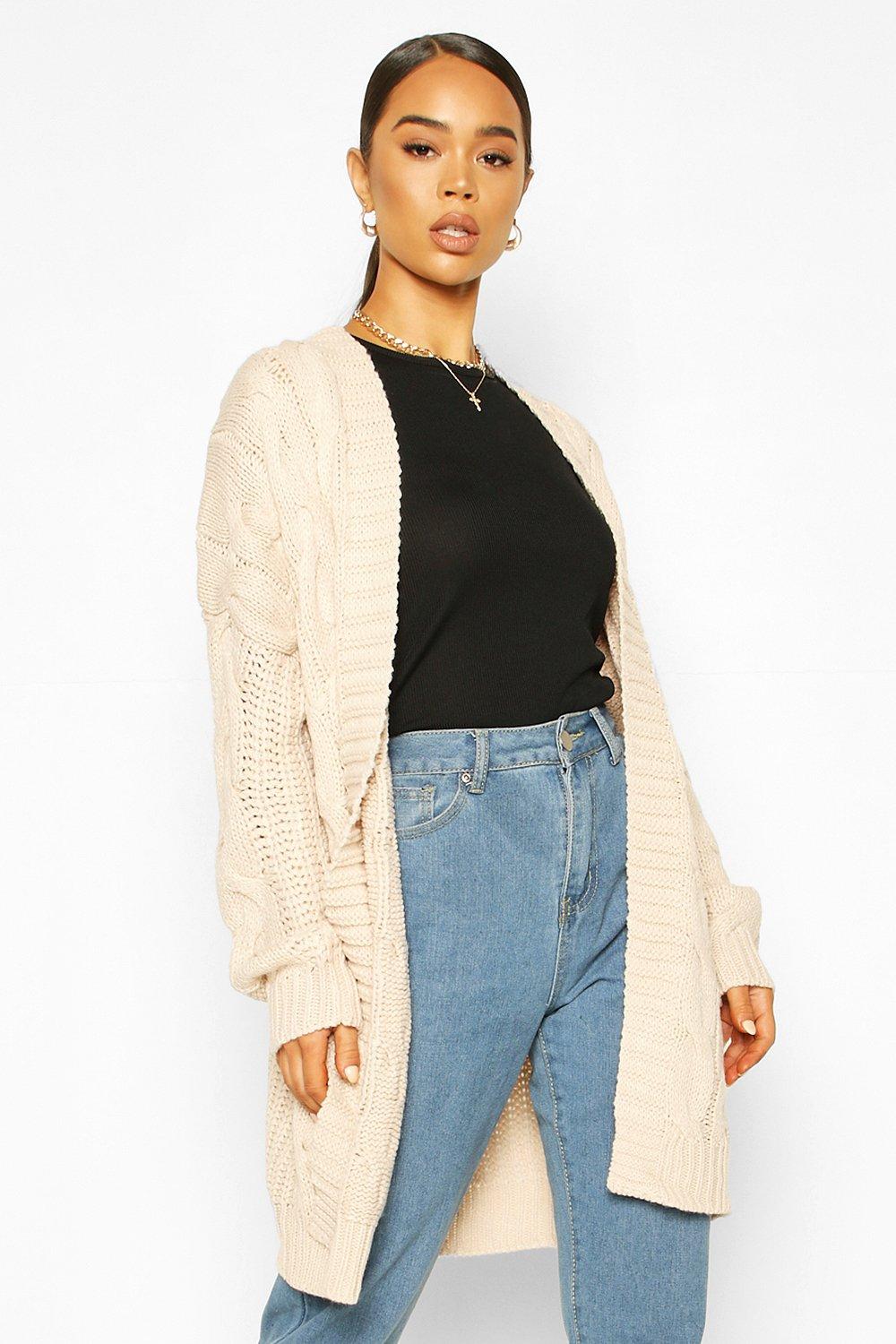 beige cardigan