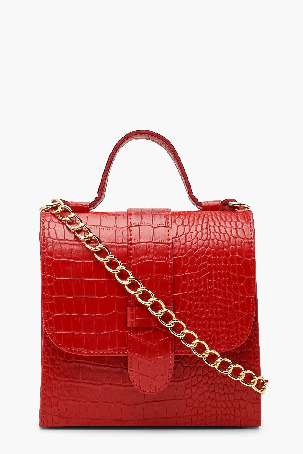 croc mini tote bag