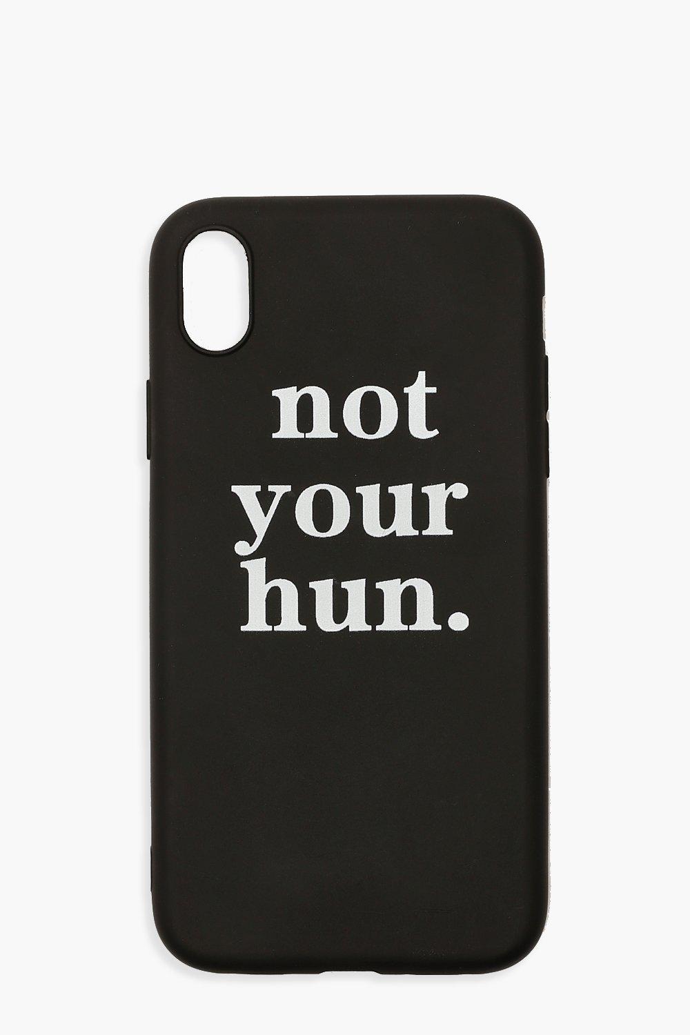 

Чехол для iPhone XR Not Your Hun, Black