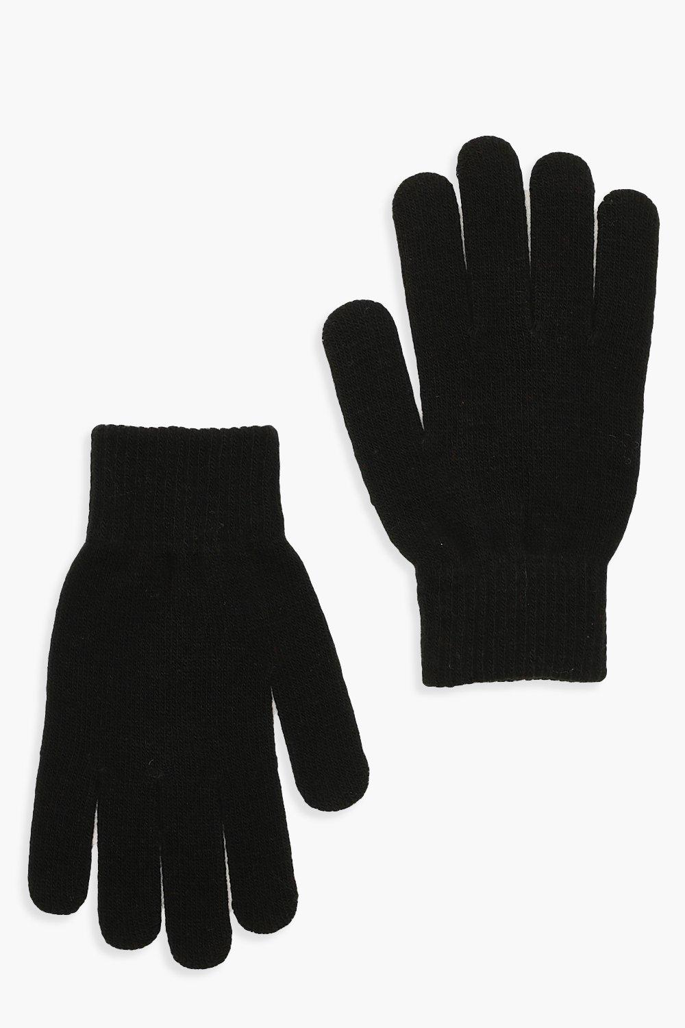 Boohoo Basic Handschoenen, Zwart
