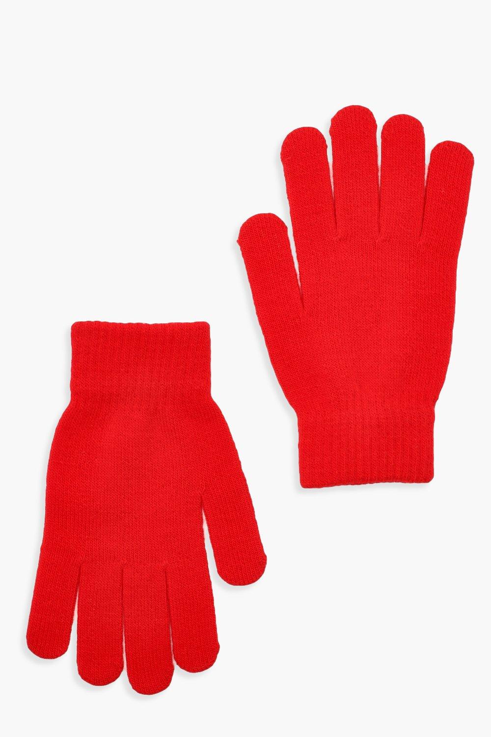 Click to view product details and reviews for Womens Basic Gloves Red One Size Red.