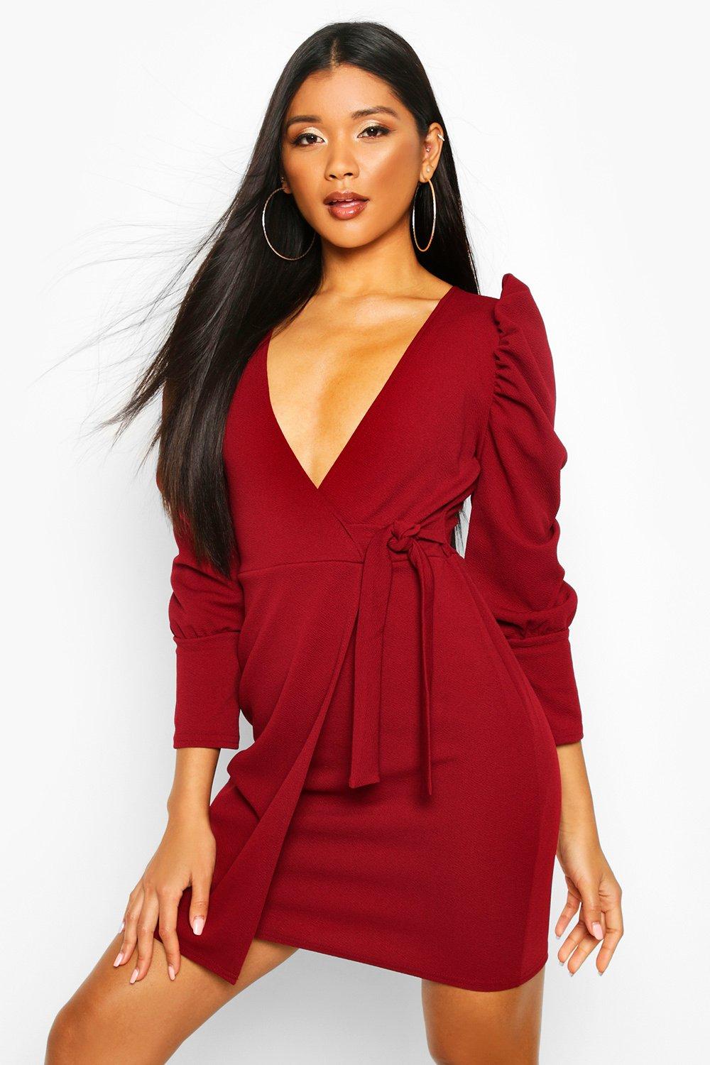 side wrap dress