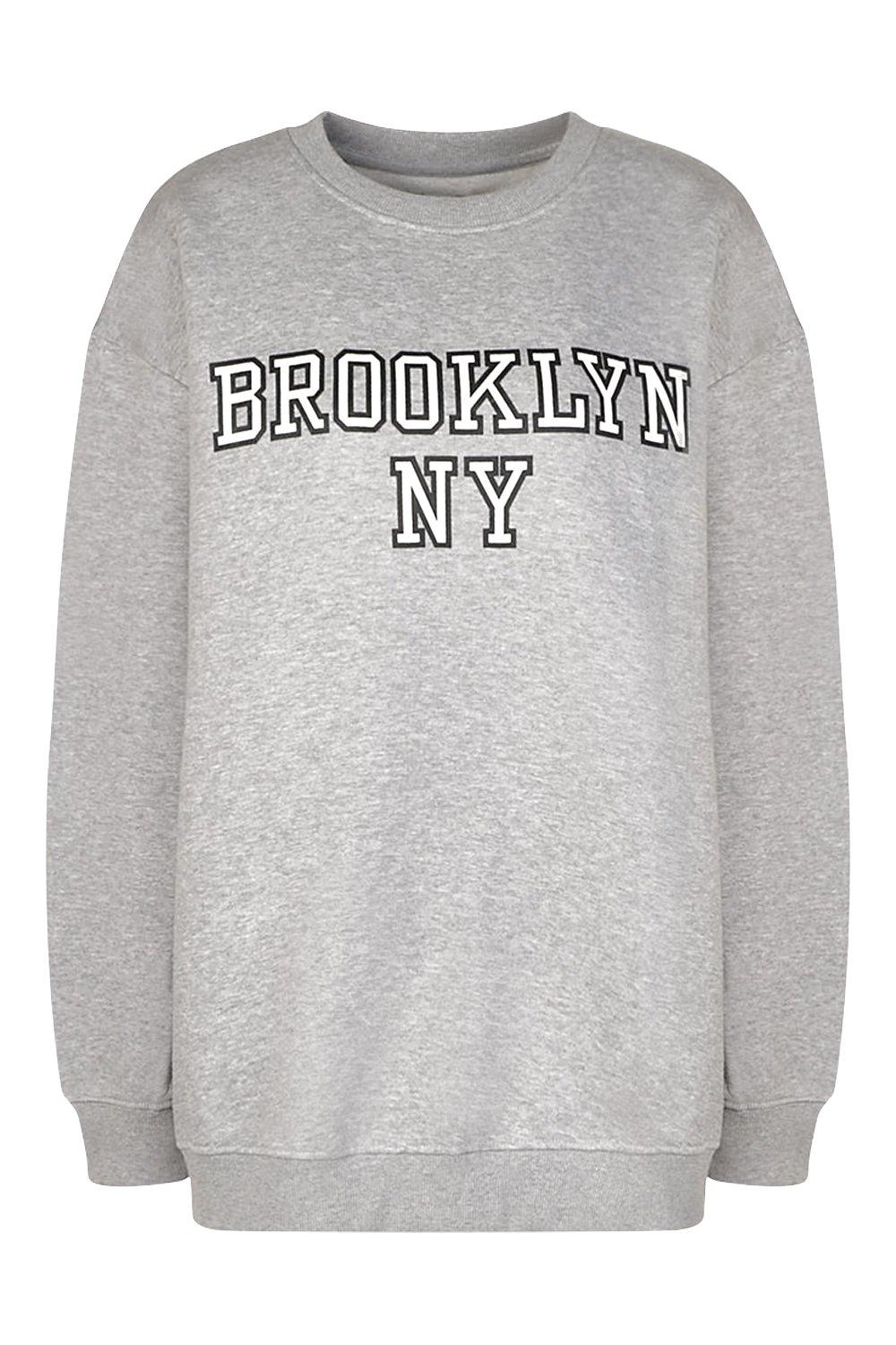 

Толстовка Brooklyn оверсайз, Grey