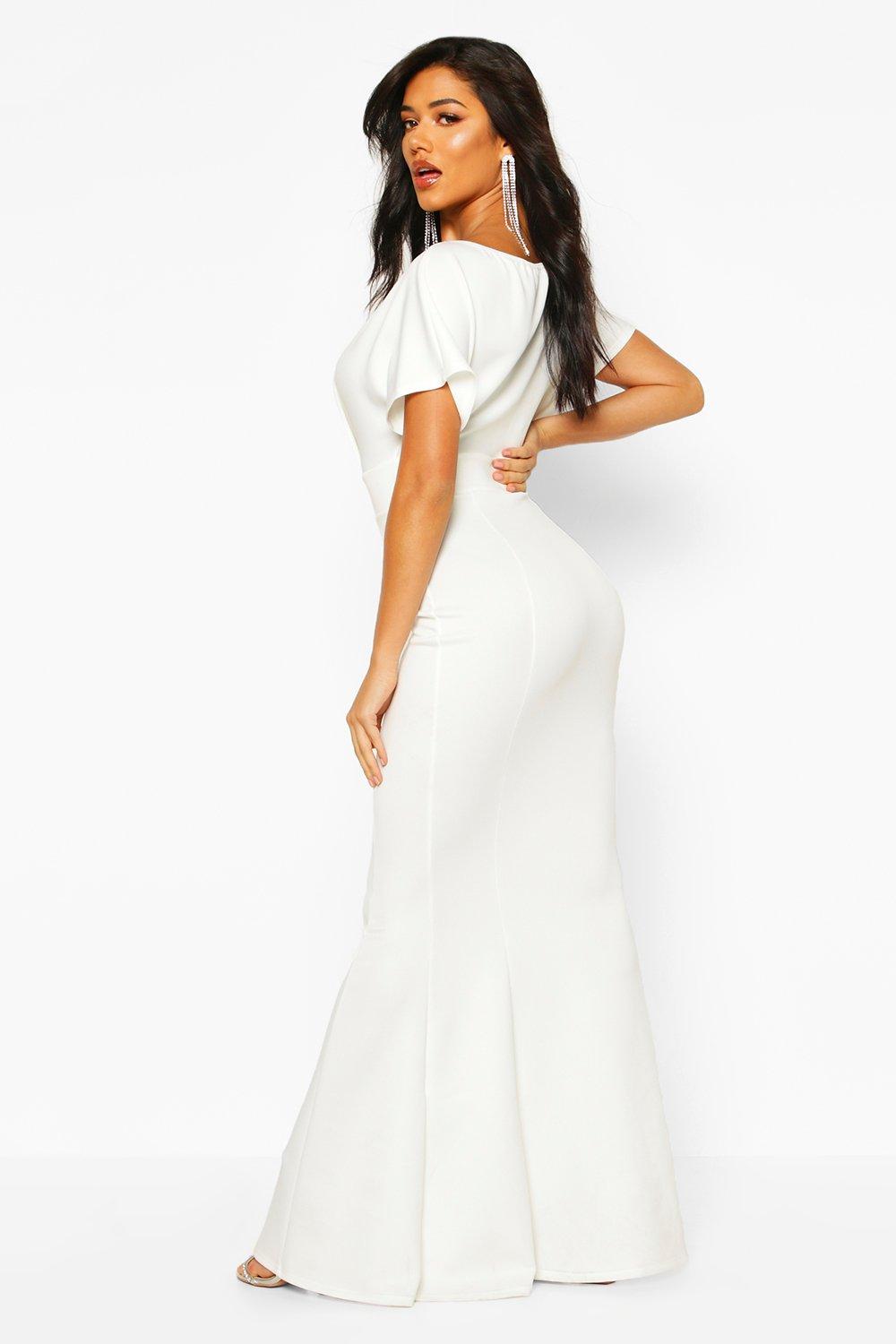 

Texture Slinky Off The Shoulder Midi Dress, Black