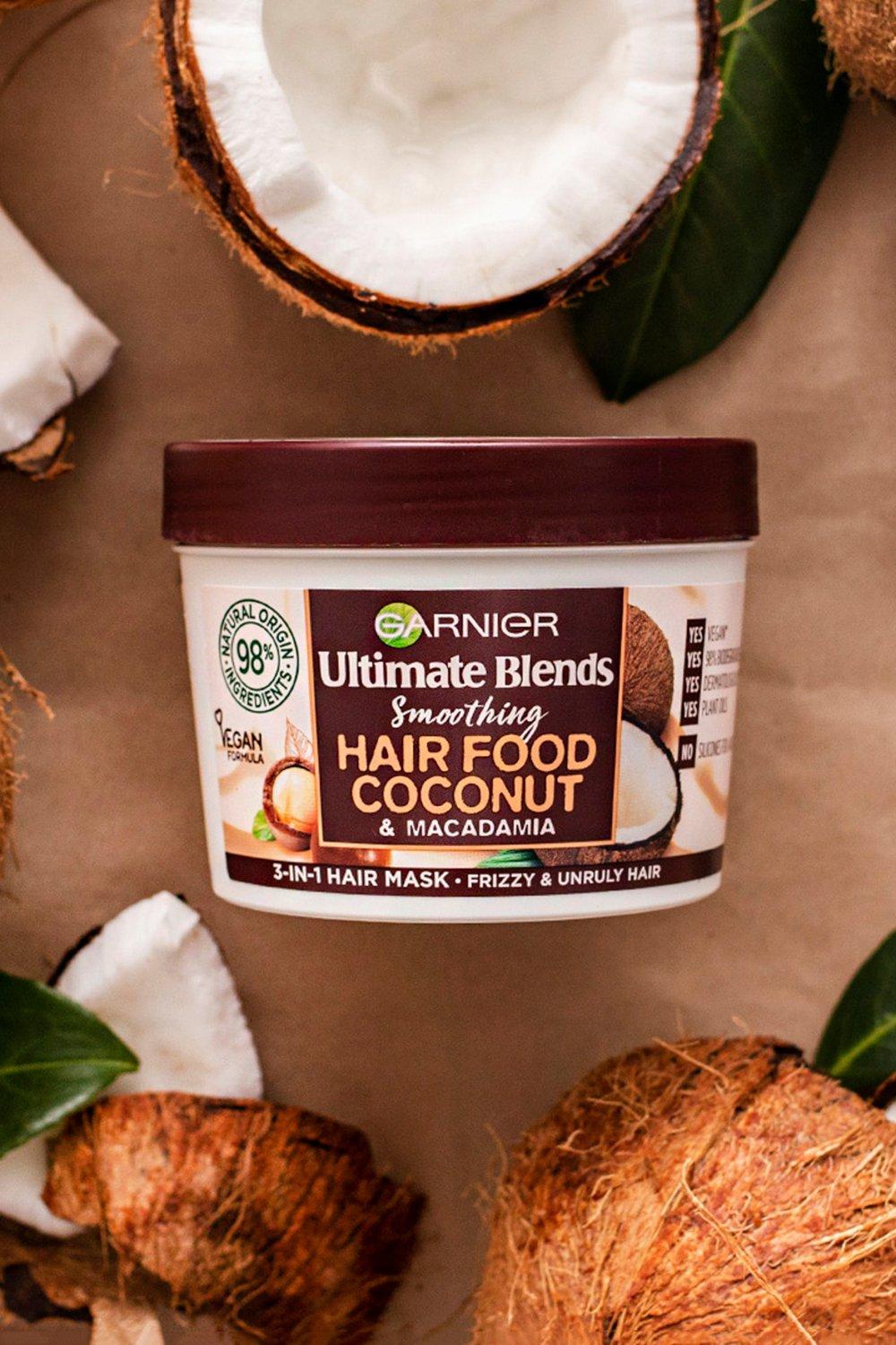 

Маска для волос Garnier Ultimate Blends с кокосом, 390 мл, White