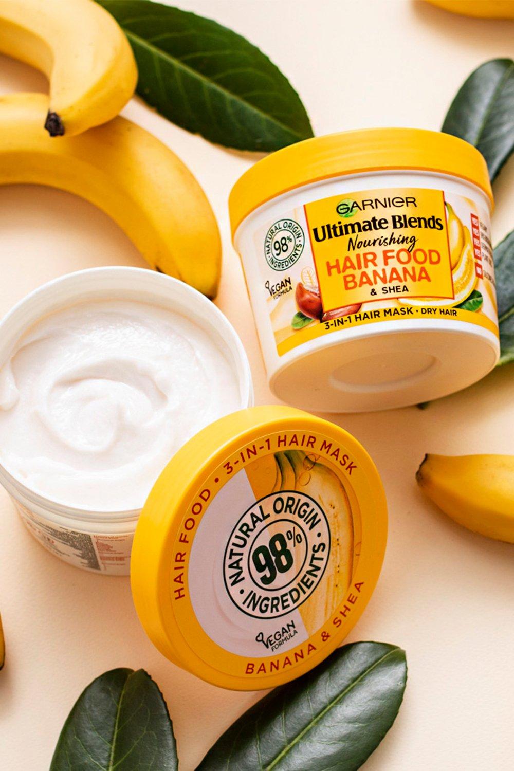 Garnier Ultimate Blends Hair Food Mask Banana 390ml Boohoo Uk