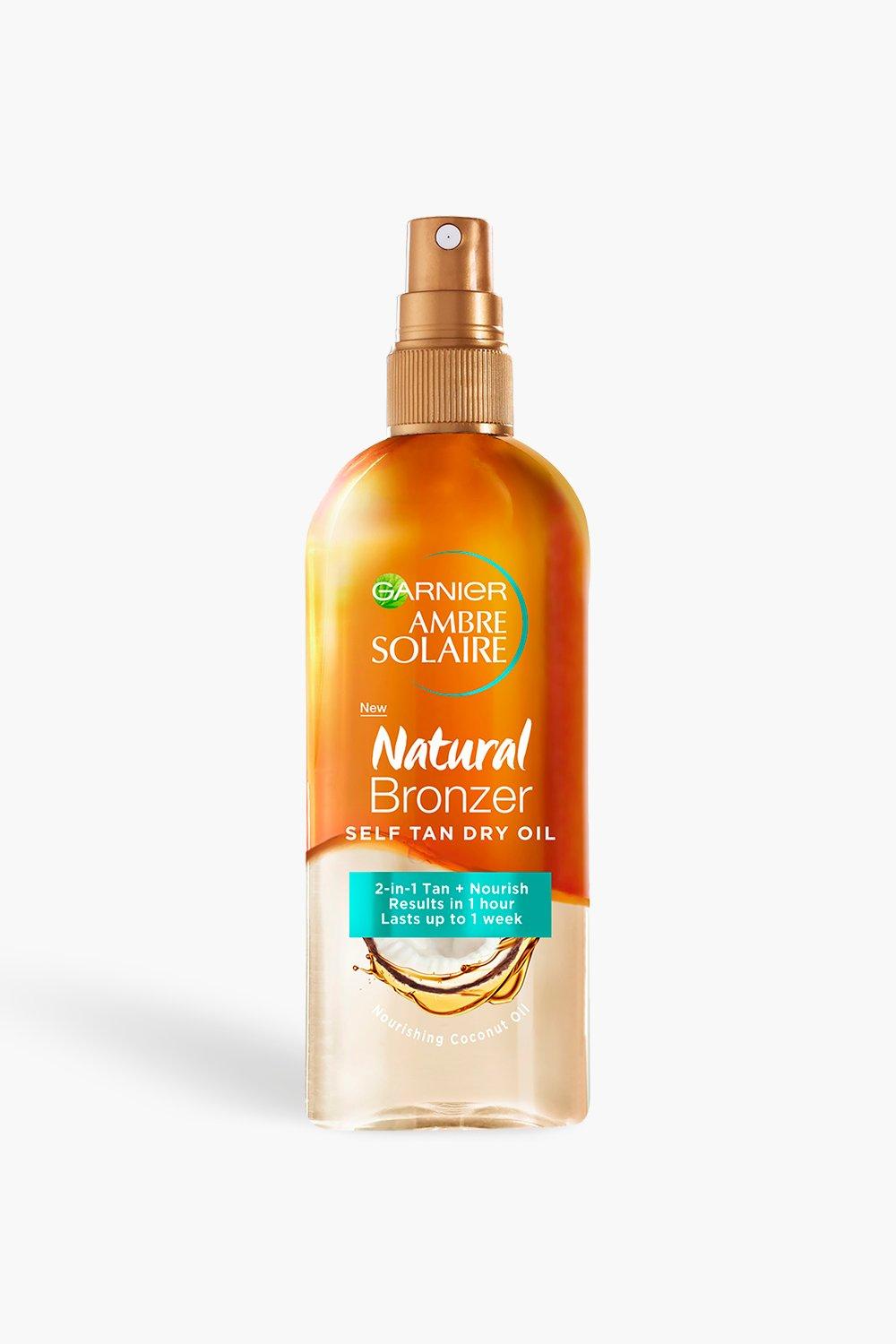 Womens Garnier Ambre Solaire Natural Self Tan Oil 150Ml - Brown - One Size, Brown