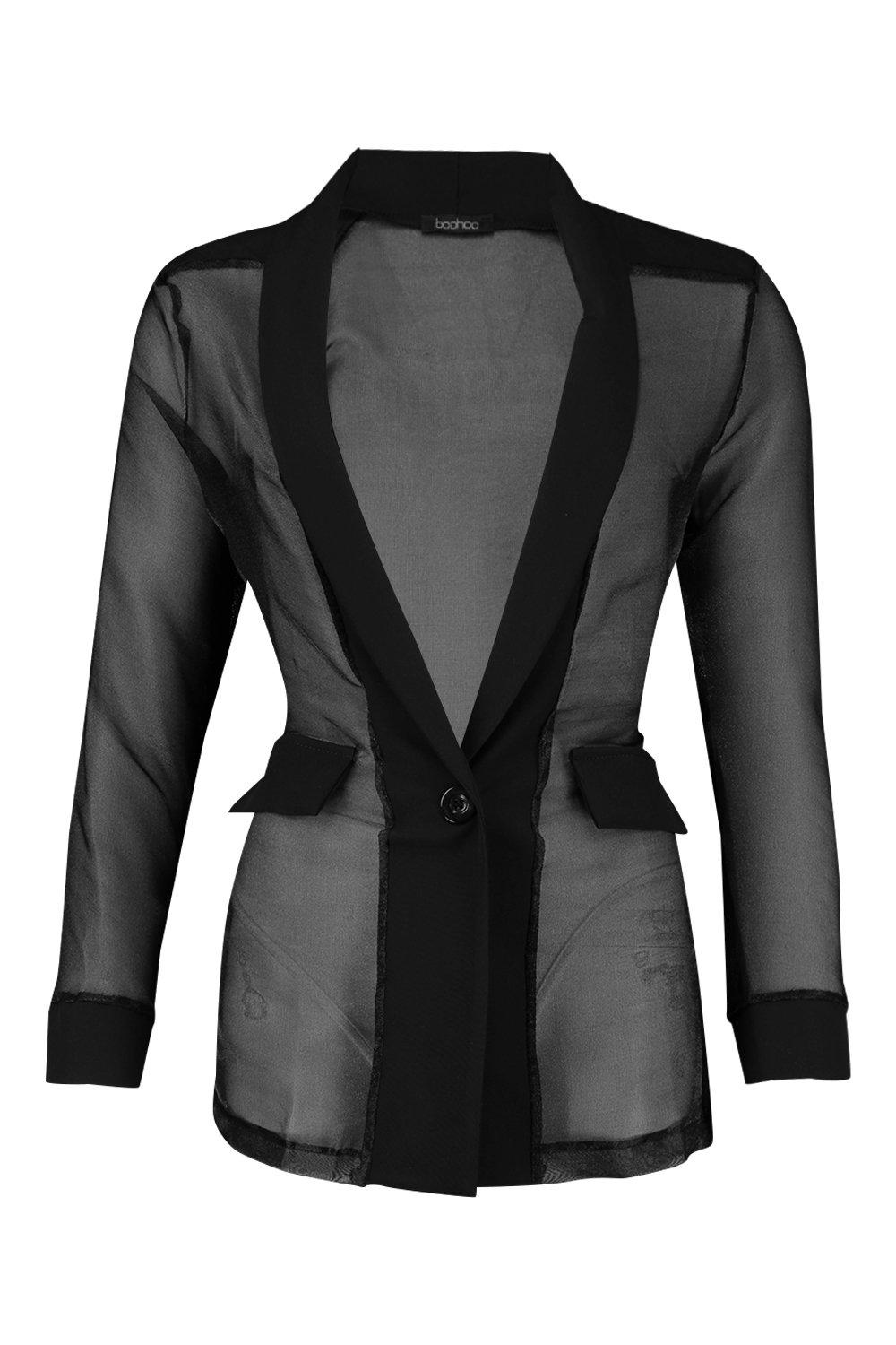 

Блейзер из органзы, Black
