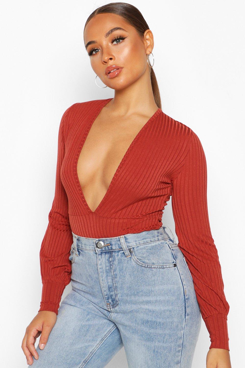 balloon sleeve bodysuit