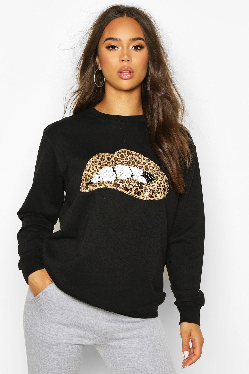 sequin sweatshirt