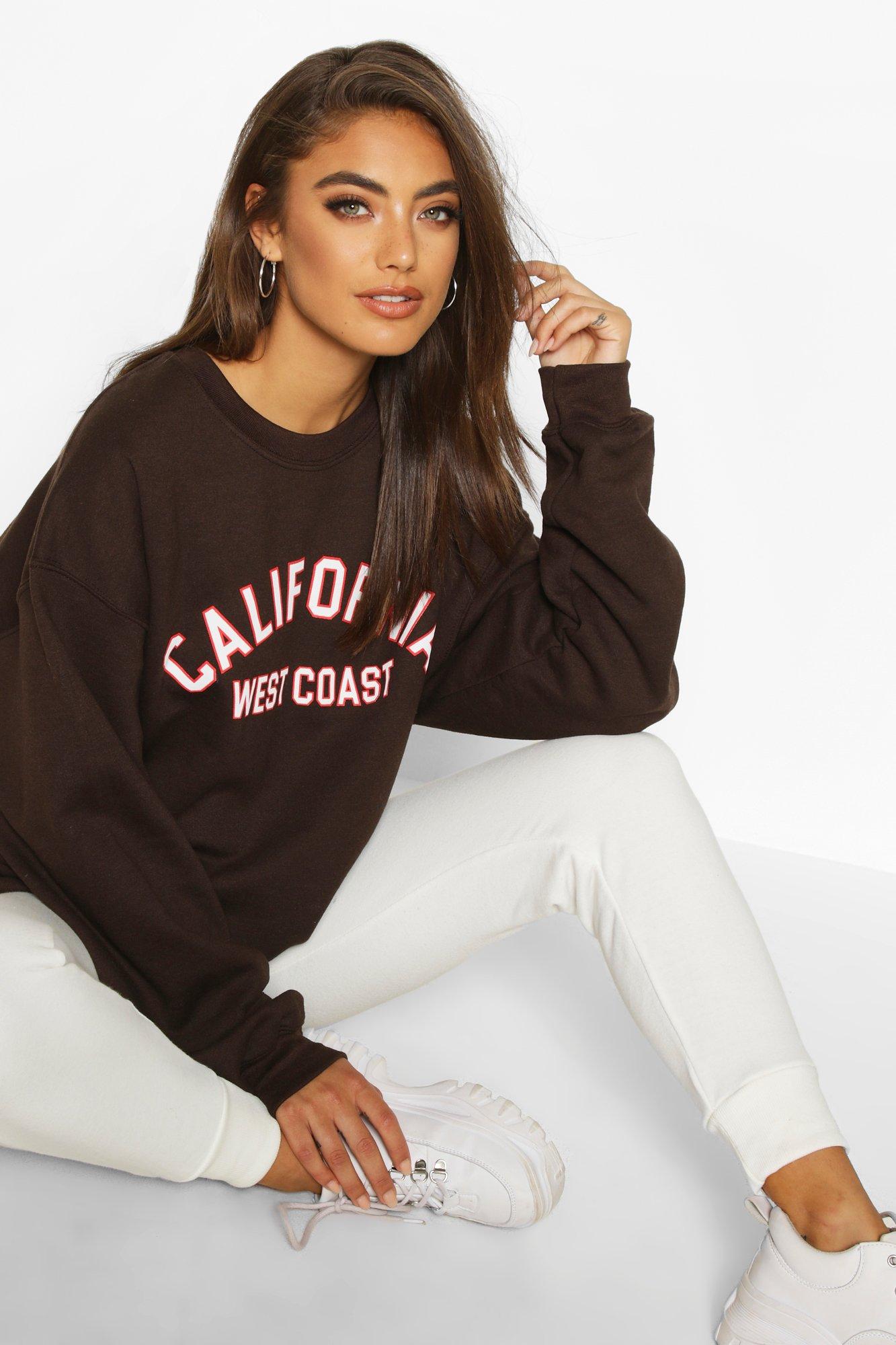 california oversized sweatshirt