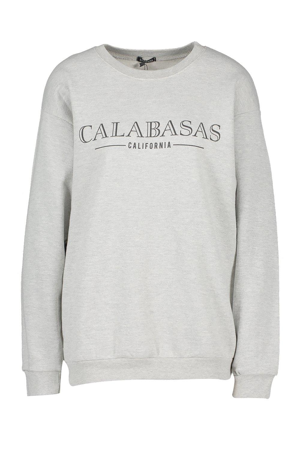 white calabasas sweatshirt