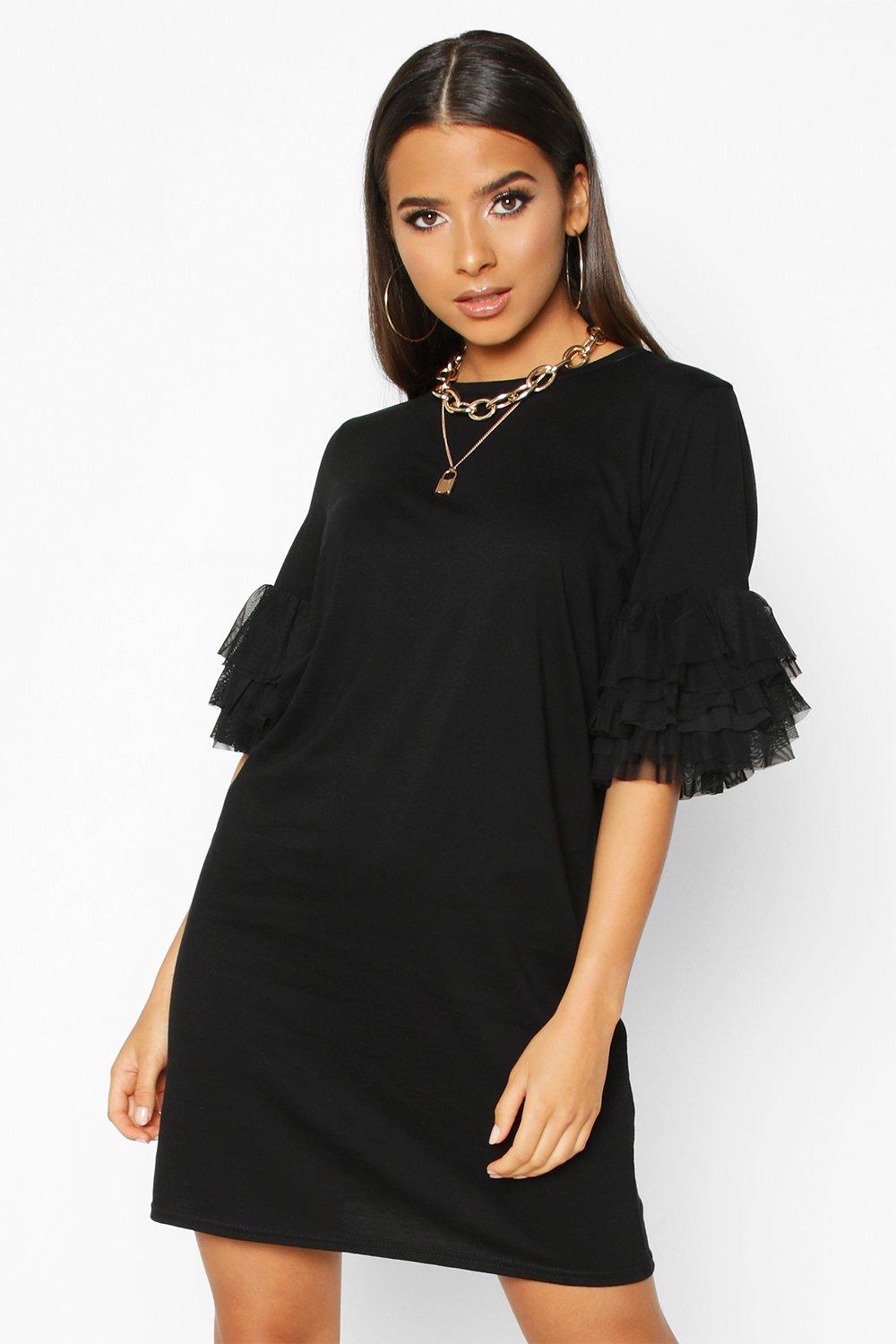 black shirt dress australia