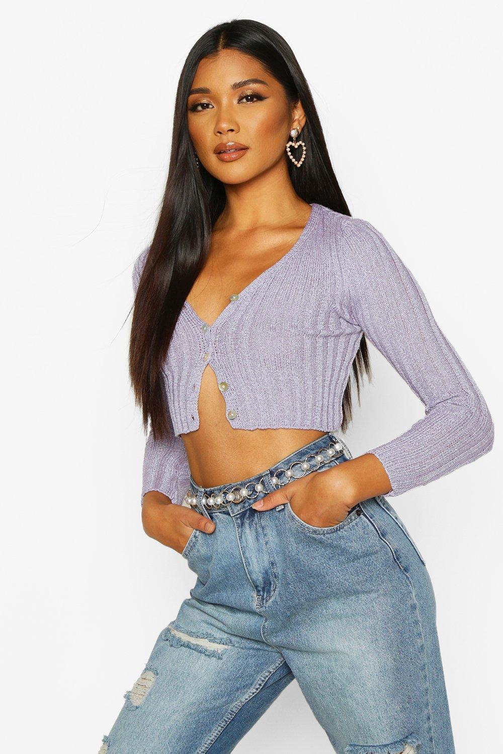 cropped cardigan