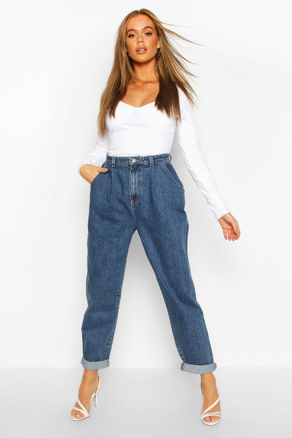 boyfriend jeans high rise