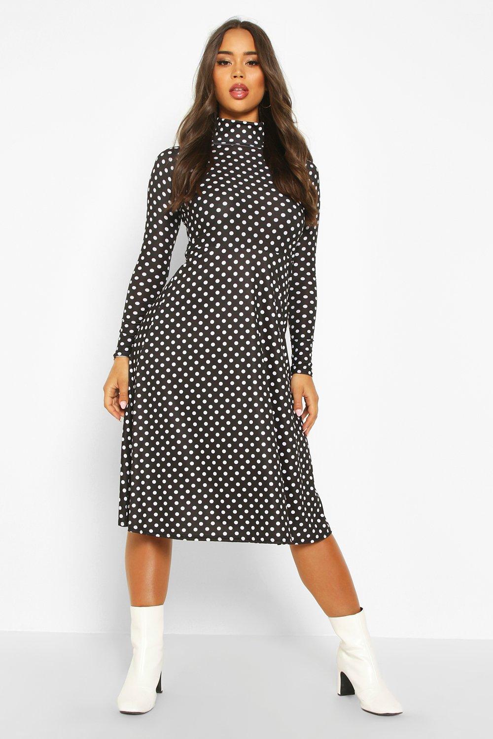 bohowobo polka dot dress