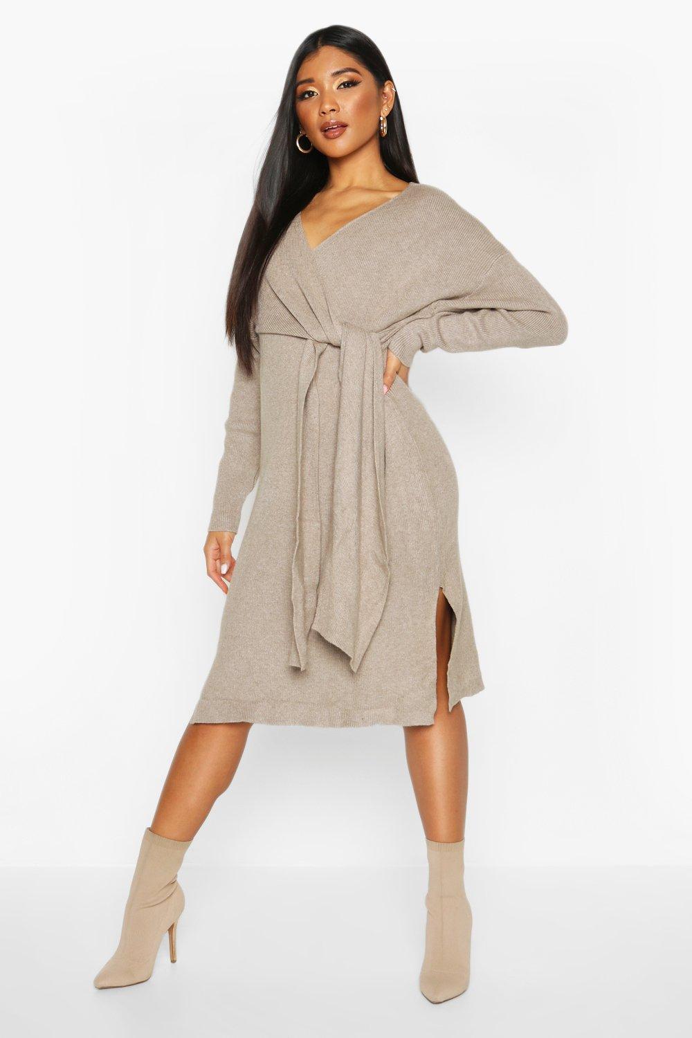 womens midi jumper dress