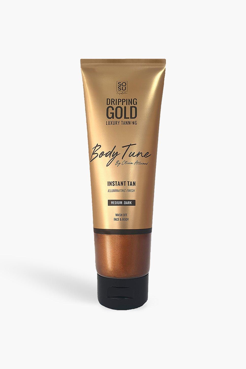 

Мгновенный загар с шиммером SOSU Dripping Gold, Tan